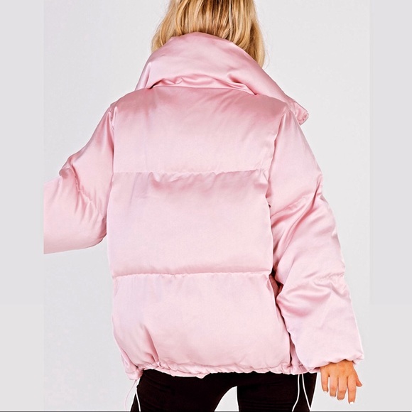 Princess Polly Jackets & Blazers - PRINCESS POLLY The Underground Pink Puffer Jacket